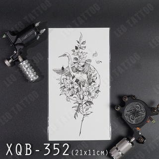 [Loại Ngắn Ngày] Hình Xăm Dán Chống Nước Chim Cò (21x11cm)