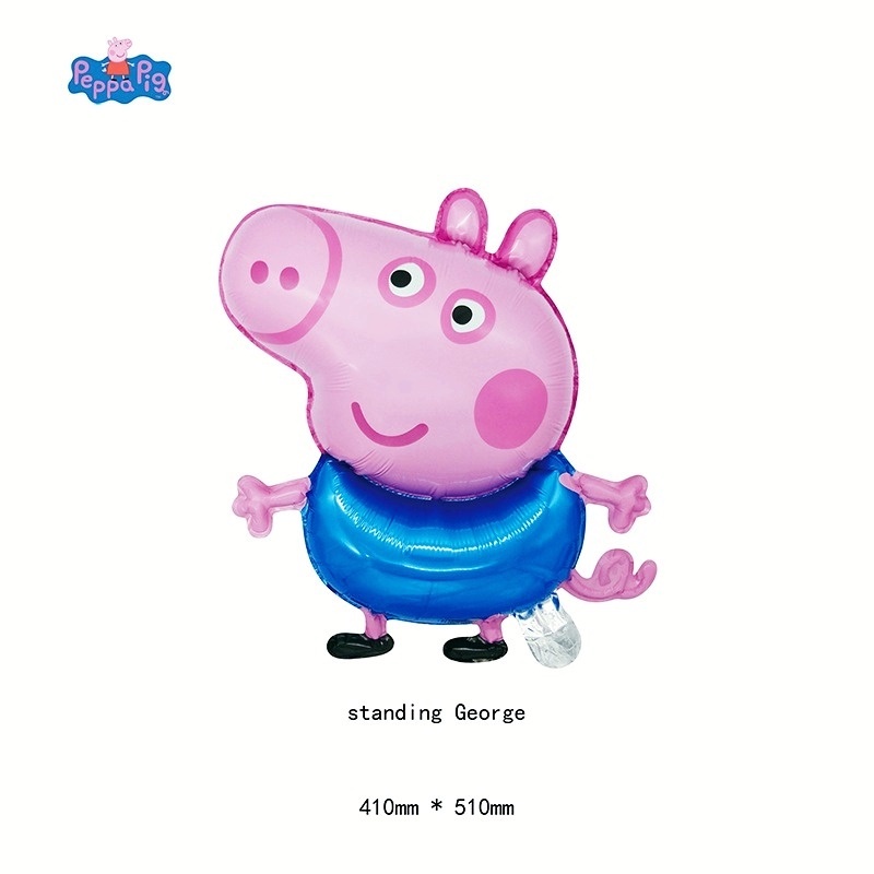 Bong Bóng Nhôm Hình Heo Peppa Trang Trí Tiệc Sinh Nhật Mới