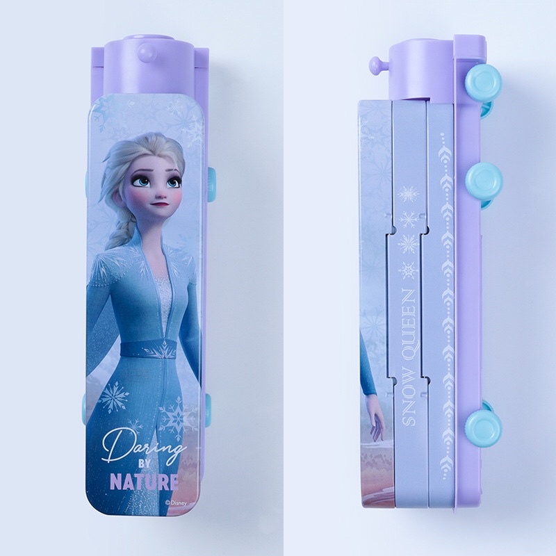 Hộp bút sắt 2 ngăn Elsa/ chuột Minnie Disney đa năng cực xinh