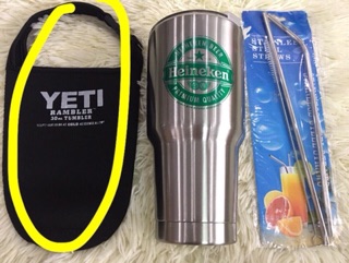 Cốc giữ nhiệt kèm ống hút
