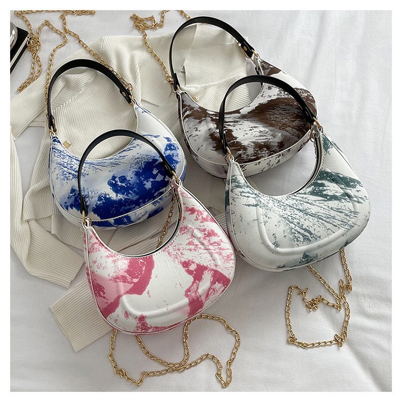 Túi Đeo JASMIN NOIR Chéo In Họa Tiết Hoa Thời Trang Cho Nữ