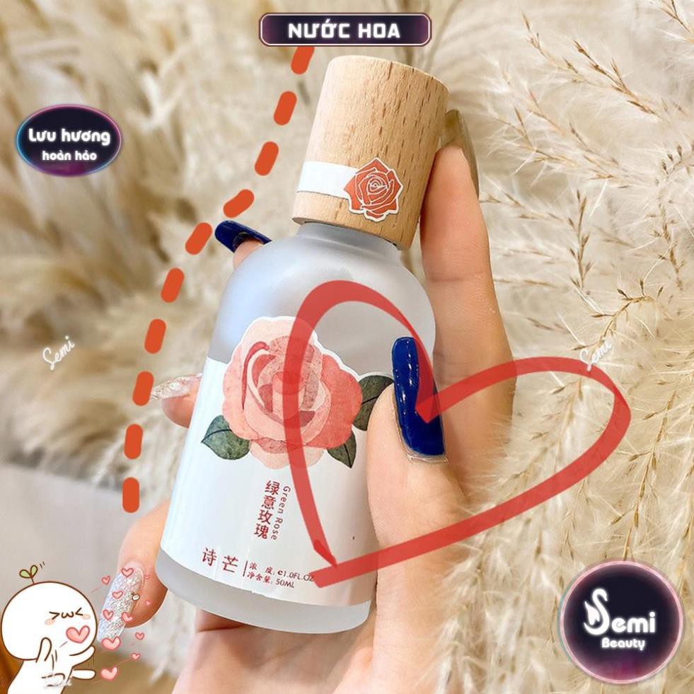 Nước hoa Shimang Trà thơ vỏ mờ nắp gỗ mộc mạc 50ml | BigBuy360 - bigbuy360.vn