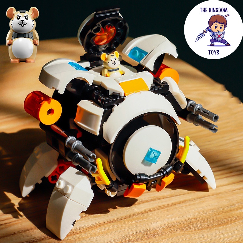 Đồ Chơi Lắp Ráp Mô Hình Wrecking Ball Hammond Đèn Laser Chuột Hamster Iron Man / Captain American / Batman