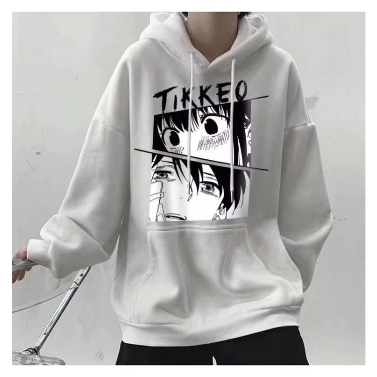 ÁO nỉ HOODIES nam nữ dáng rộng in hình anime TIKKEO phong cách đường phố Nhật Bản
