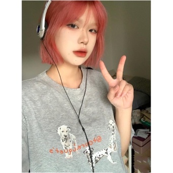 Thuốc Nhuộm Tóc Màu Nâu Hồng Đào Không Tẩy Tặng Oxy Trợ Nhuộm Găng Tay, Mũ Ủ