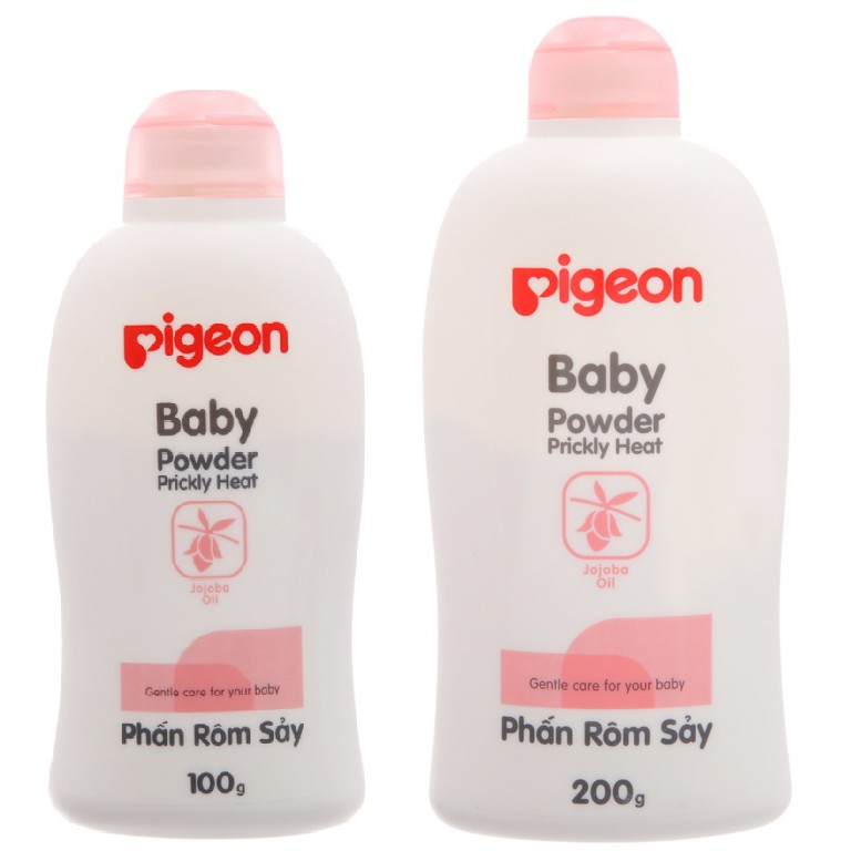 Phấn rôm sẩy Pigeon nắp màu 100g / 200g