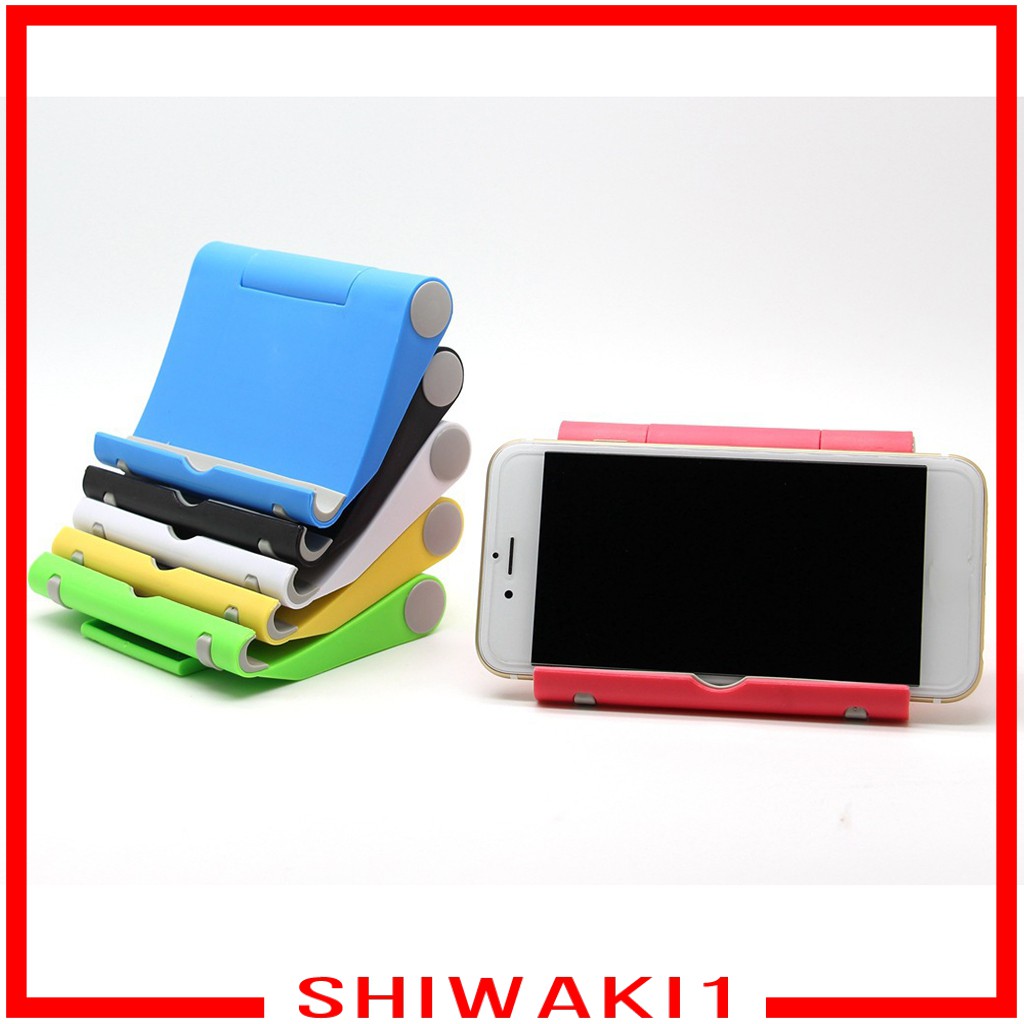 [SHIWAKI1] Universal Foldable Cell Phone Desk Stand Holder Mount Cradle Phone Tablet