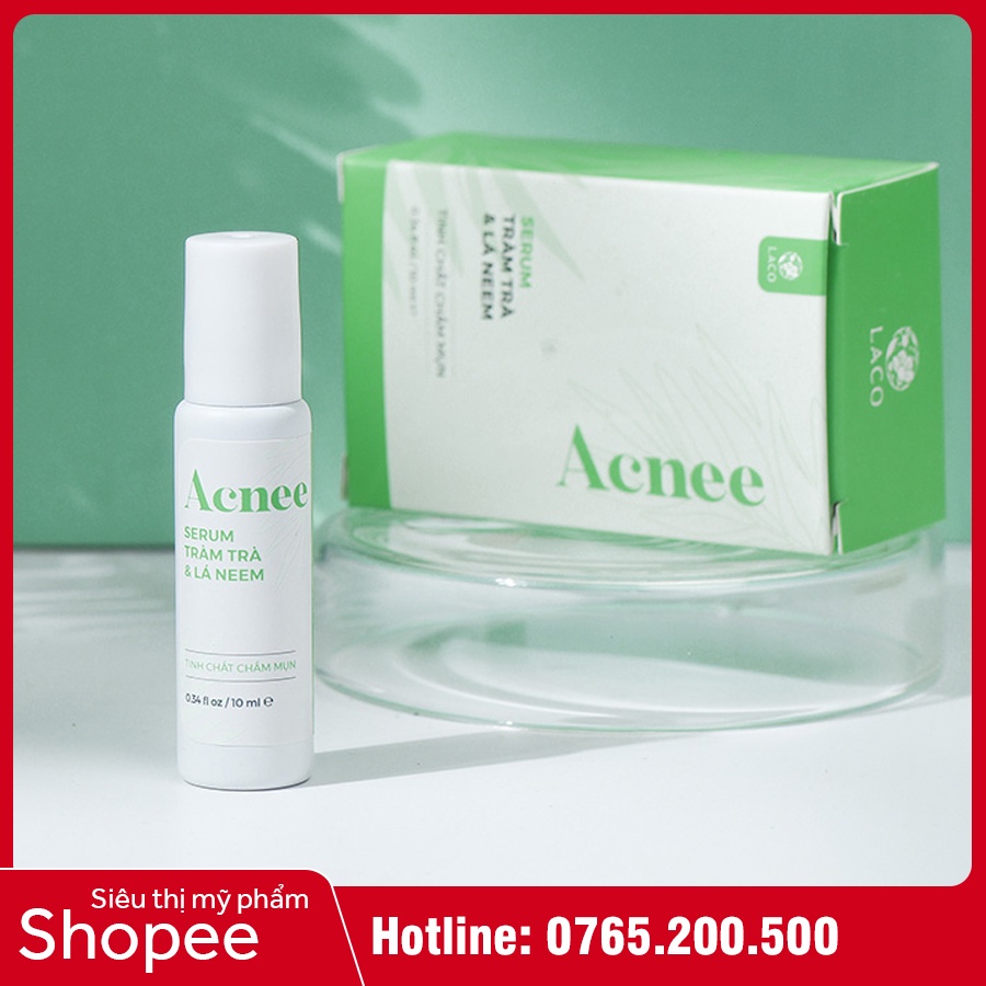 Acnee Serum - Serum chấm mụn LACO tràm trà & lá neem Acnee, giúp làm diu vùng da mụn | BigBuy360 - bigbuy360.vn