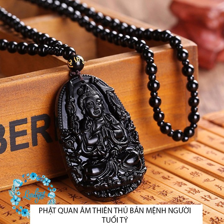 Chuỗi hạt đeo cổ phật Phổ Hiền Bồ Tát - Bản mệnh người tuổi Thìn, Tỵ - mặt phật - tượng phật - dây chuyền phật