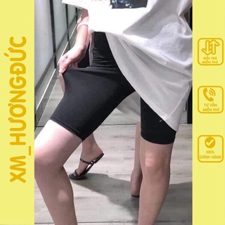Quần legging lửng nữ thái ngố đùi nâng mông đùi cạp chun siêu mịn