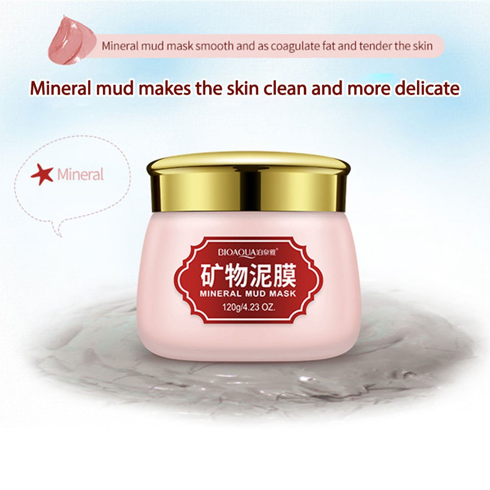 【Ready】 Poquanya Mung Bean Mud Mask Mud Mask Winter Replenishing Oil Controlling Acne Cleansing Mask Firming Blackheads colorlife