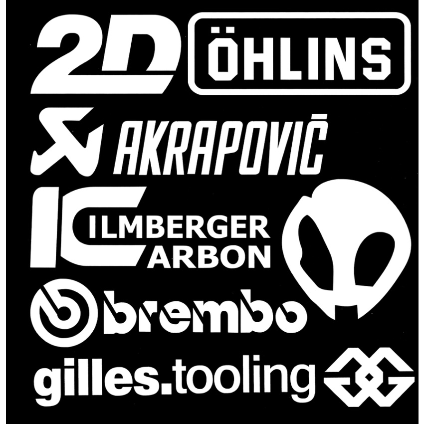 BMW HP4 Nhãn dán Xe máy Bên Bảng điều khiển Phản chiếu Đề can Không thấm nướcKem chống nắng Dán trang trí xe máy vết xước che đậy Nhãn dán