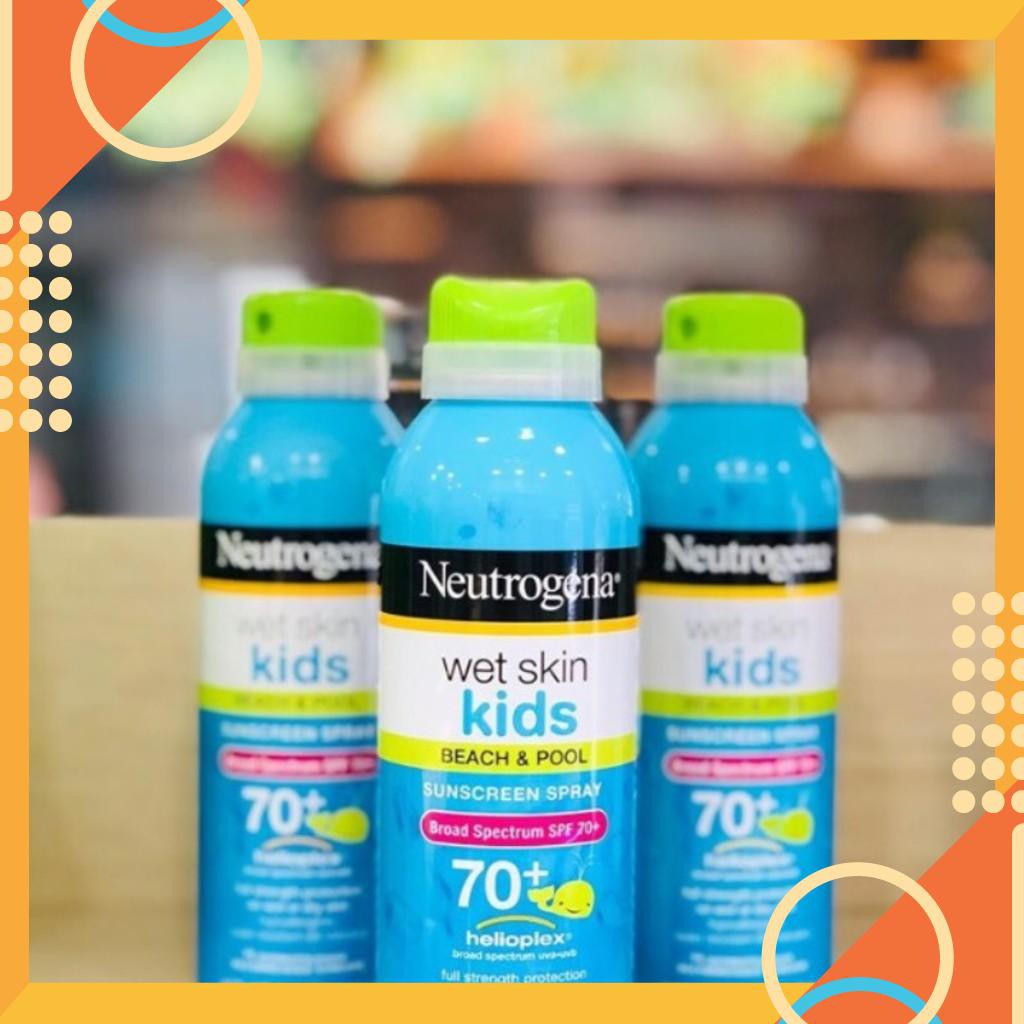 Kem Chống Nắng Dạng Xịt Neutrogena Wet Skin Kids Spf 7