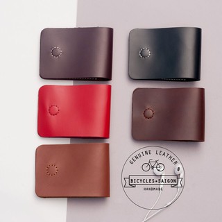 Ví Sen 3 Mỏng Gọn Nhẹ Da Bò Thật 100% by Bicycle.Saigon