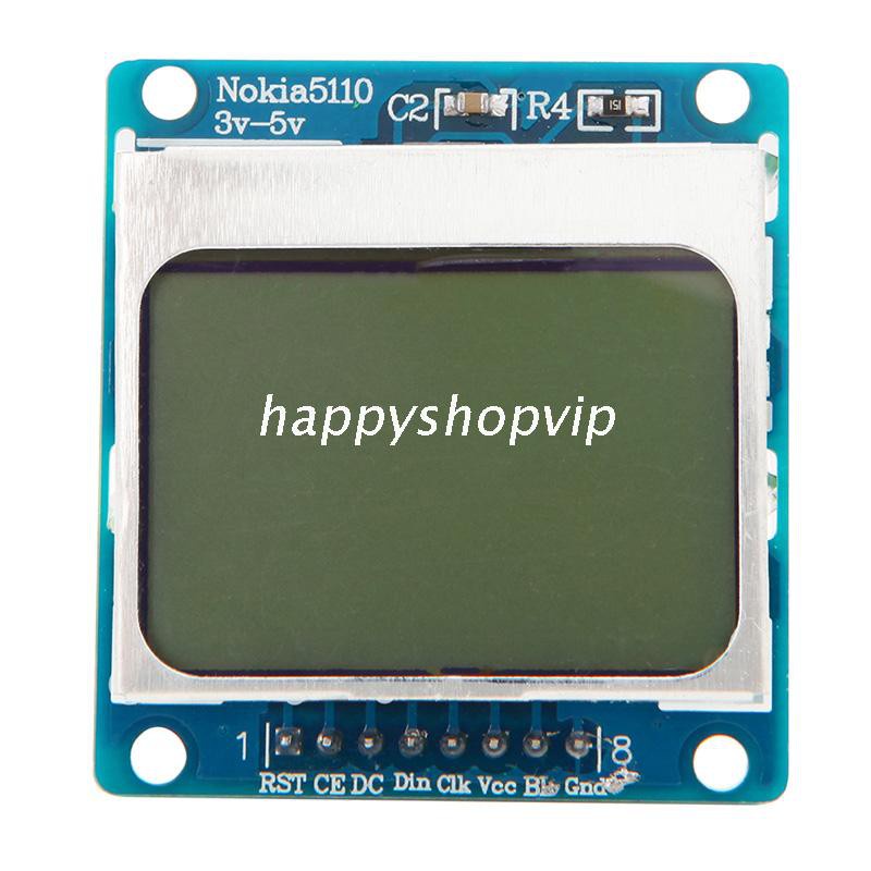 HSV 3.3V~5V LCD Screen Display Module White Backlight adapter PCB for Nokia 5110