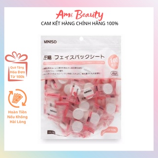Mặt Nạ Giấy Nén Miniso Nhật Bản