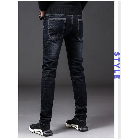 Quần Jean Nam Co Giãn Quần Bò Dáng Côn 03 Màu Cao Cấp