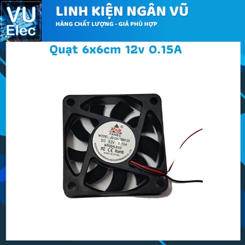 [Chính Hãng] Quạt Tản Nhiệt 12V 4x4, 6x6, 8x8, 12x12CM, Quạt làm mát 12V đủ loại