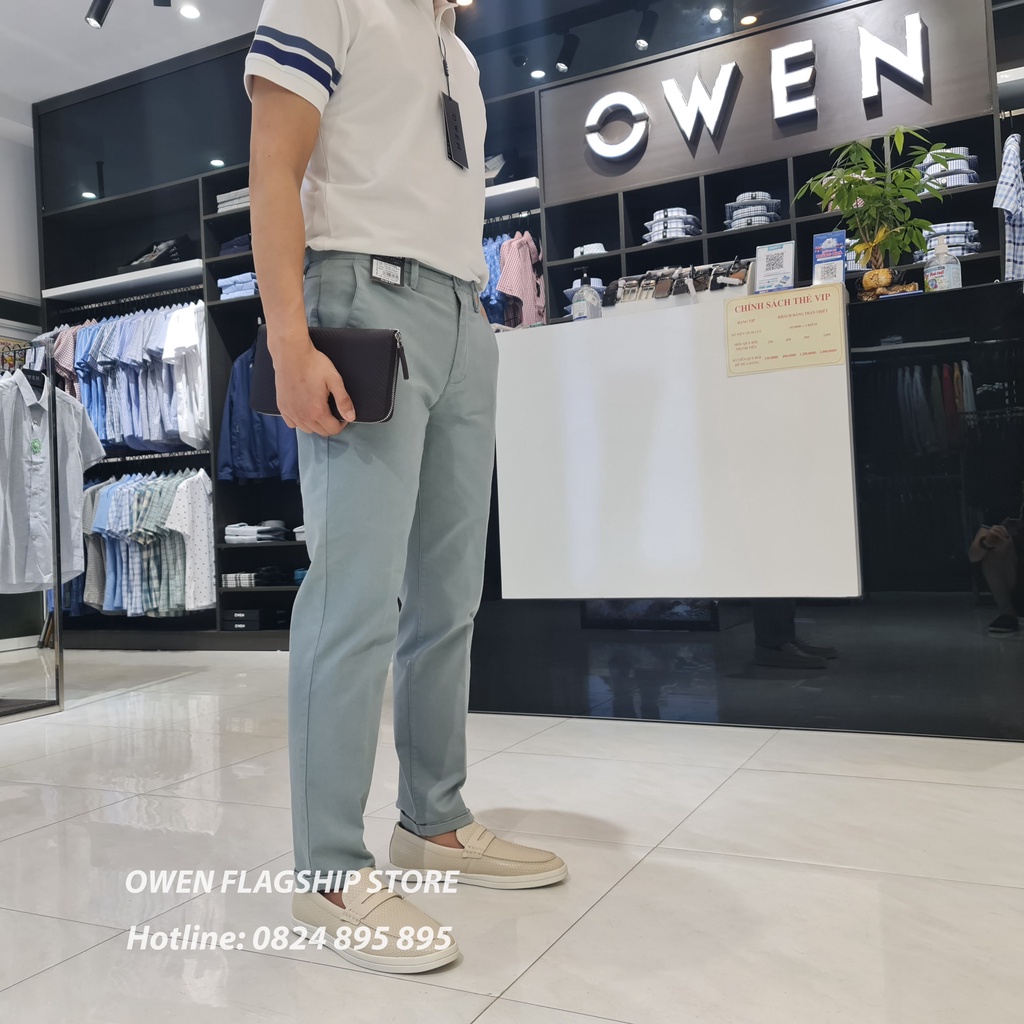 OWEN -  Quần Kaki nam công sở dáng SLIMFIT mã OQKD60308M - OWEN Flagship Store