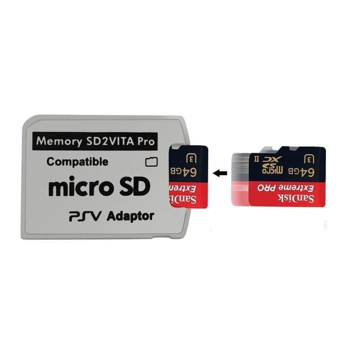 Đầu Chuyển Đổi Thẻ Nhớ Micro Sd Psvita Ps Vita Sd2Vita Pro