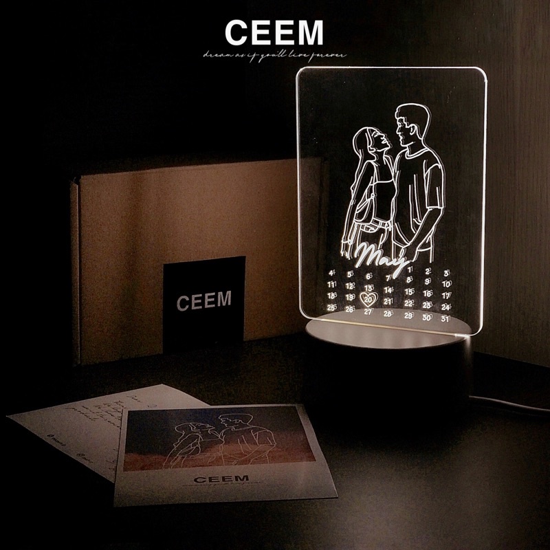 Đèn thiết kế theo yêu cầu phong cách Hàn Quốc / CALENDAR SERIES /