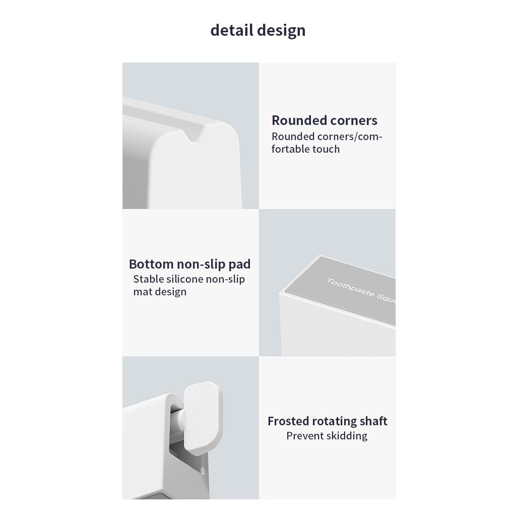 Dụng Cụ Nặn Kem Đánh Răng Bằng Nhựa Chống Trượt Tiện Dụng Cho Nhà Tắm