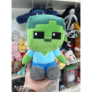 Gấu bông minecraft chibi nhân vật Zombie