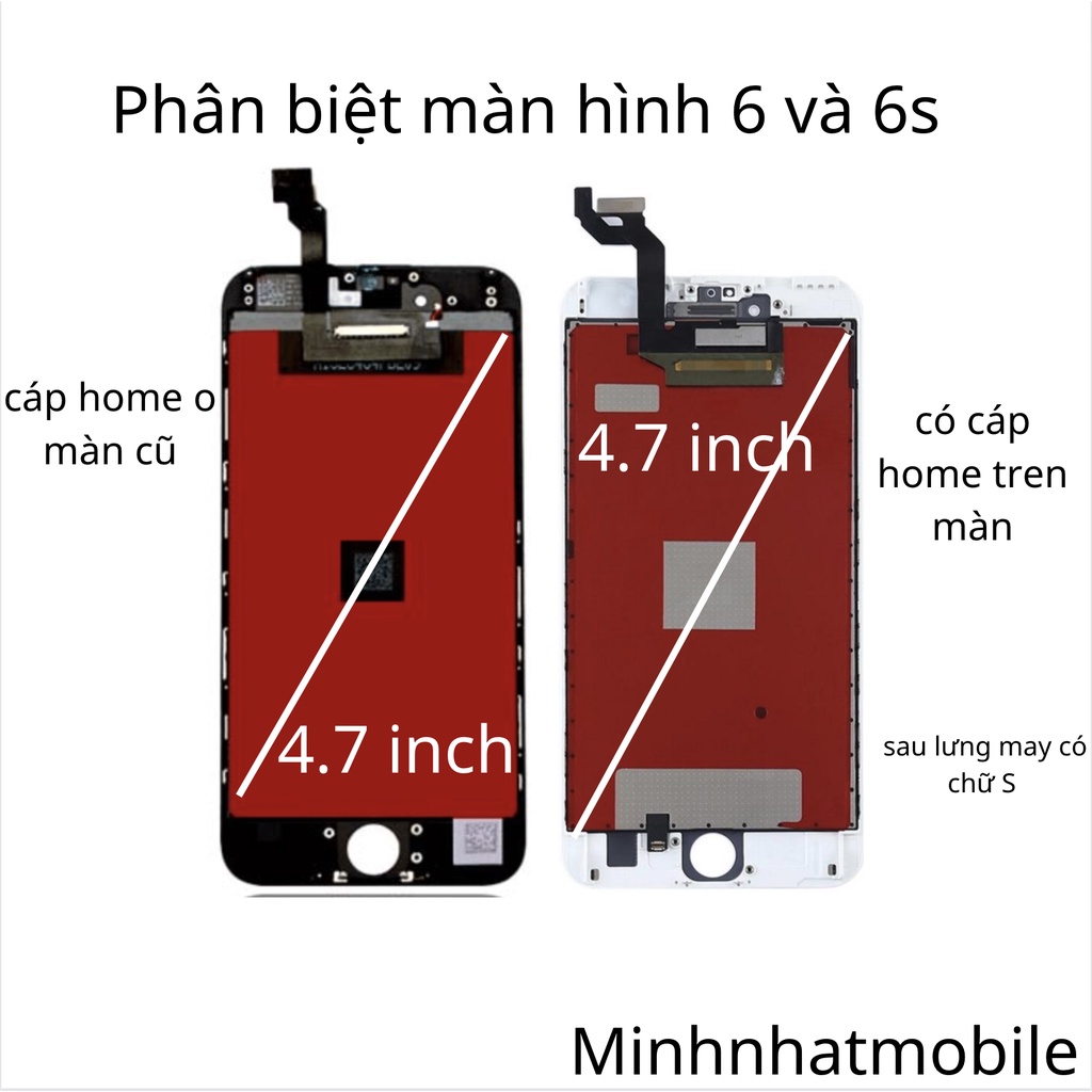 Màn hình thay thế cho 6 nhỏ 4.7 inch full bộ [Tặng bộ sửa 8 trong 1]