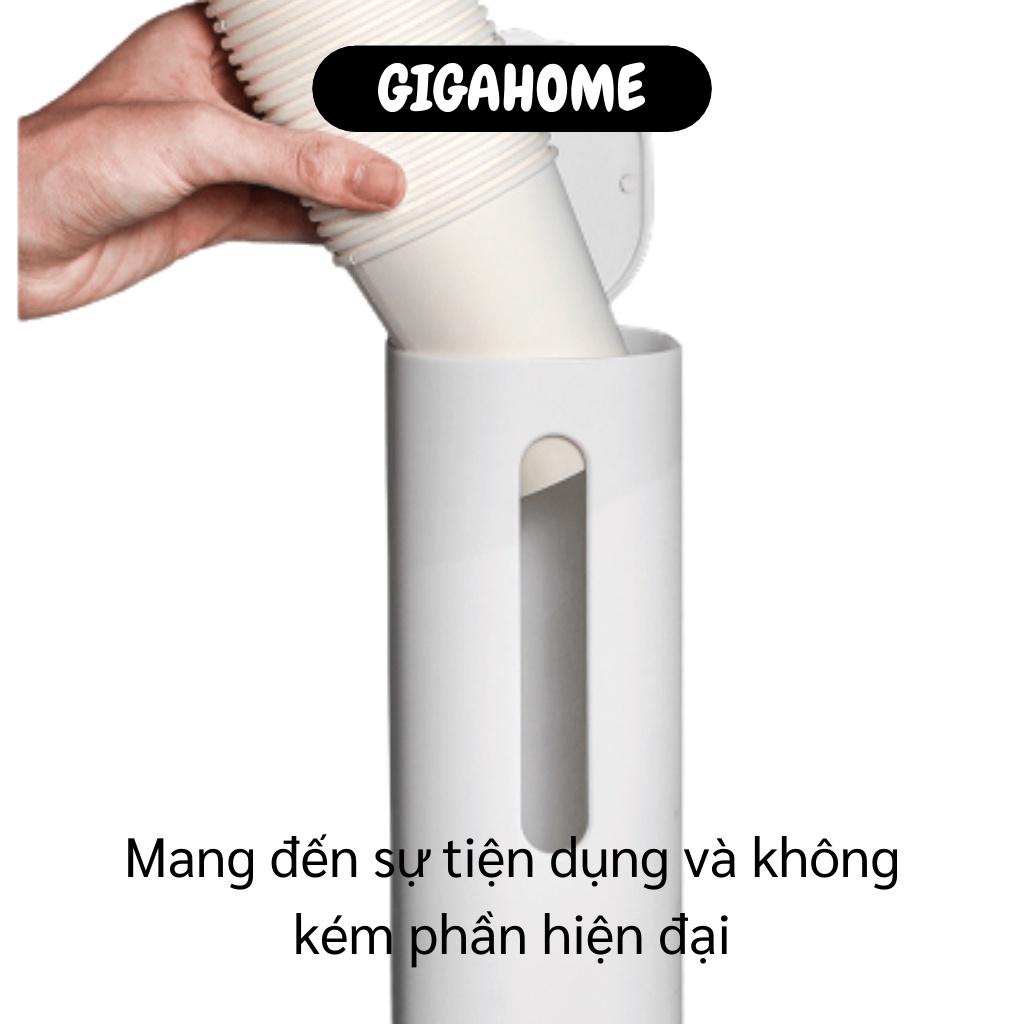 Giá lấy cốc tự động  ️ GIÁ VỐN Dụng cụ đựng ly giấy treo tượng 1 ngăn tiện lợi 21x7,5x7,5cm 9533