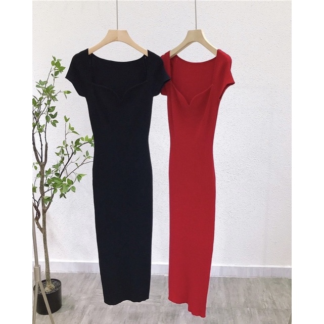 Order 15 ngày- Đầm body len dệt kim #838