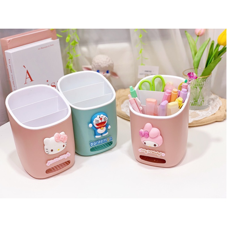 Ống cắm bút để bàn hình Hello Kitty 365