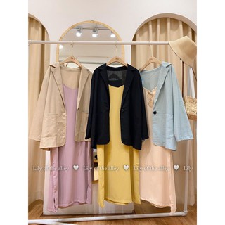 Áo khoác blazer - còn xanh