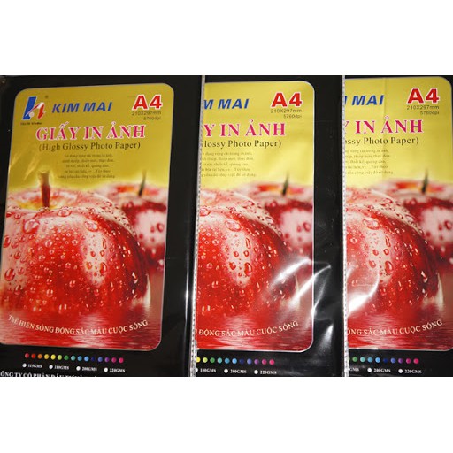 Giấy in ảnh kim mai, in ảnh 135gsm - 200msm