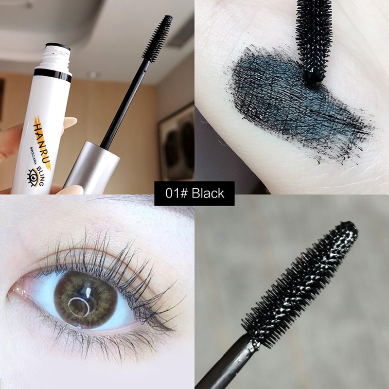 Mascara SUAKE chống nước giúp làm cong mi và dài mi đầu mỏng 4 màu tùy chọn