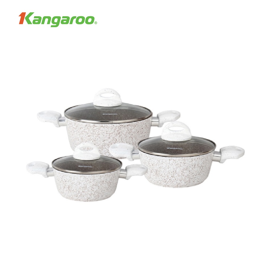 Bộ nồi nhôm đáy từ Kangaroo KG995