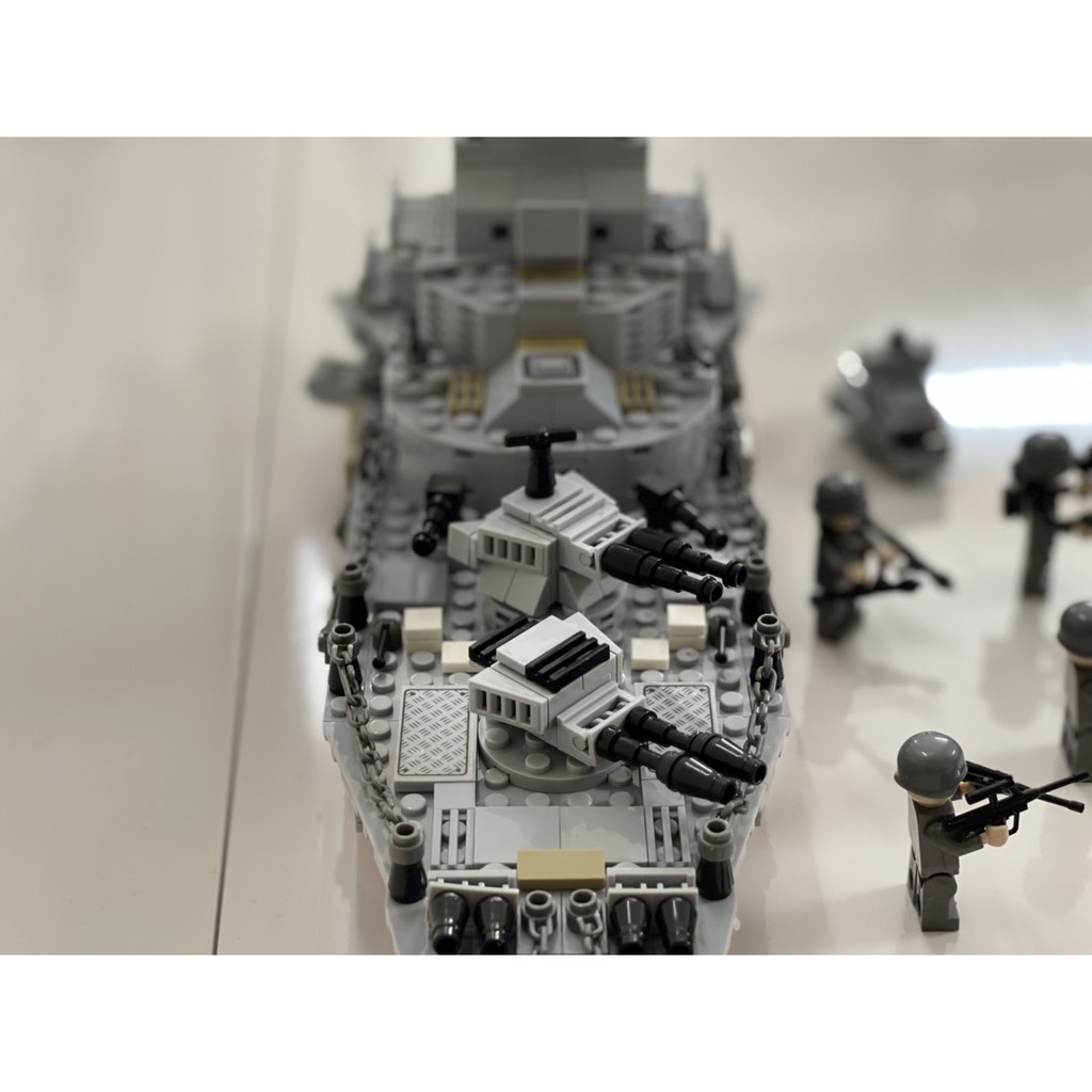 [Hàng Chính Hãng] Bộ Đồ Chơi Xếp Hình BATTLESHIP Lắp Ráp Kiểu LEGO Mô Hình Chiến Hạm, Tuần Dương Hạm Với 1000+ Mảnh Ghép