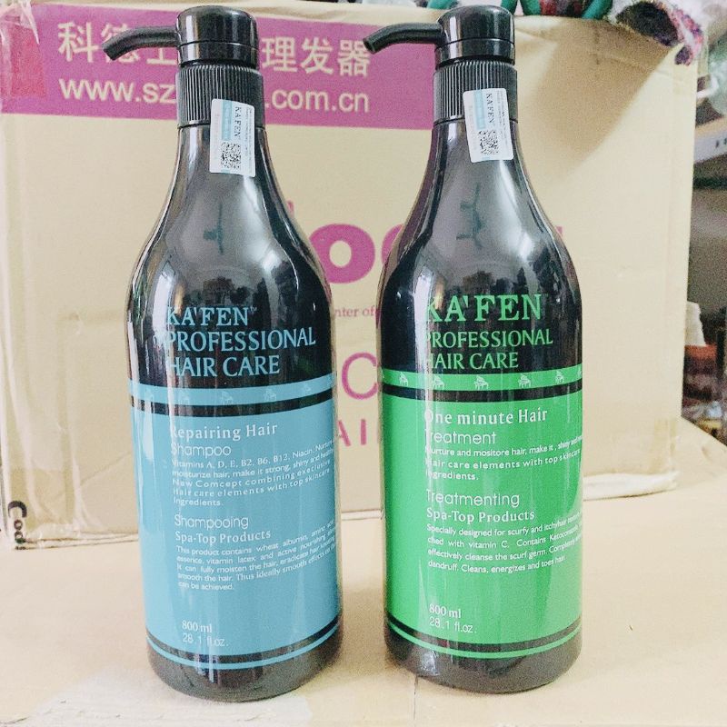 Cặp Gội Xả Cao Cấp Kafen phục hồi chuyển sâu 800ml loại 1