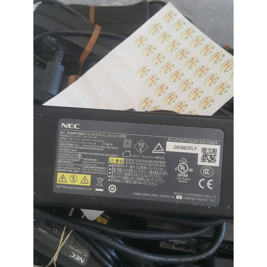 Sạc laptop Nec 19V- 20V các loại Zin chính hãng giá tốt chuyên sỉ