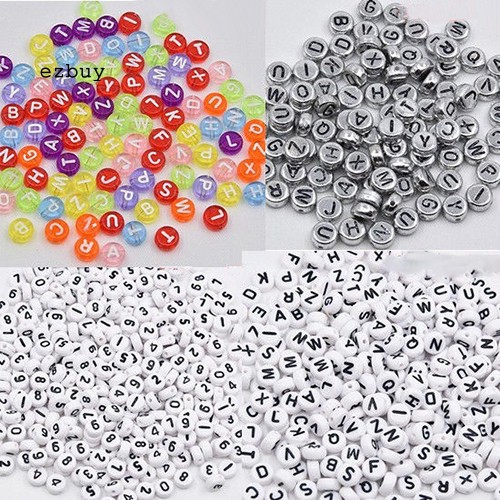 Set 100 Hạt Chữ Cái Làm Trang Sức