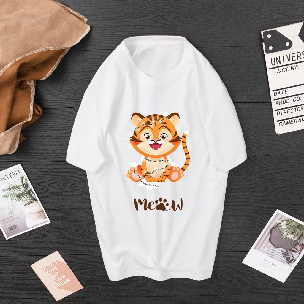 Áo thun cotton có hình hổ con không ai có ,mẫu mới sl có hạn - a83