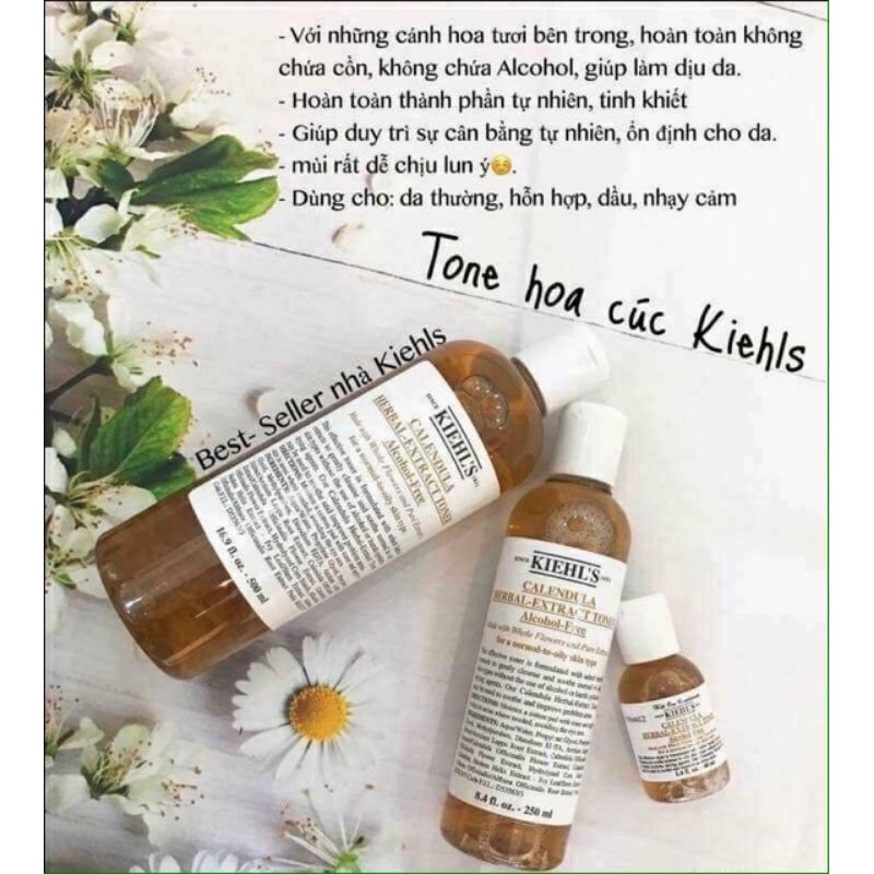 [Kiehl's] Toner hoa cúc Kiehls Calendula Herbal Extract Alcohol-Free 40ml | BigBuy360 - bigbuy360.vn
