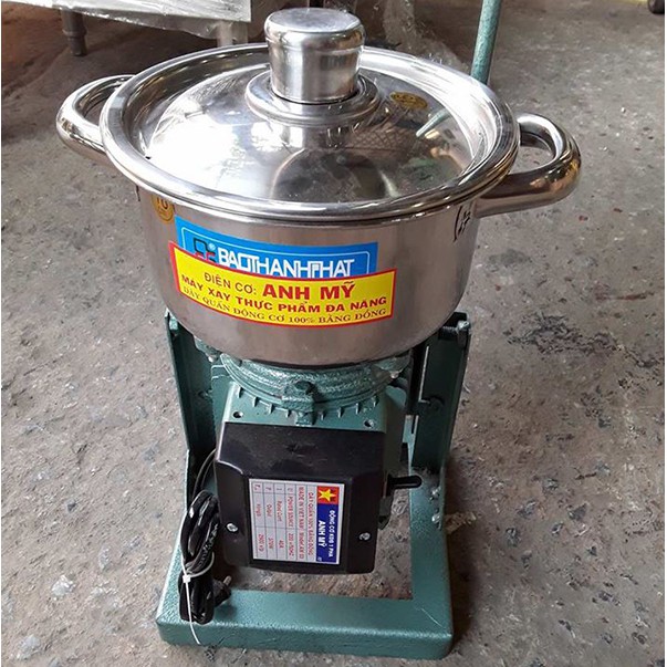 Máy Xay Thịt Công Nghiệp Làm Giò Chả, Xay Cua, Cá, Thịt Công suất 370W, 750W, 900W
