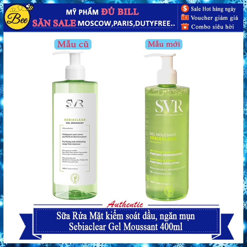 Gel rửa mặt SVR SEBIACLEAR Gel Moussant