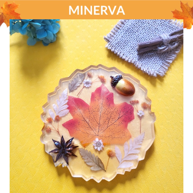 [VIDEO THẬT] Tranh resin làm thủ công LÁ PHONG , làm quà tặng handmade , trang trí nhà cửa