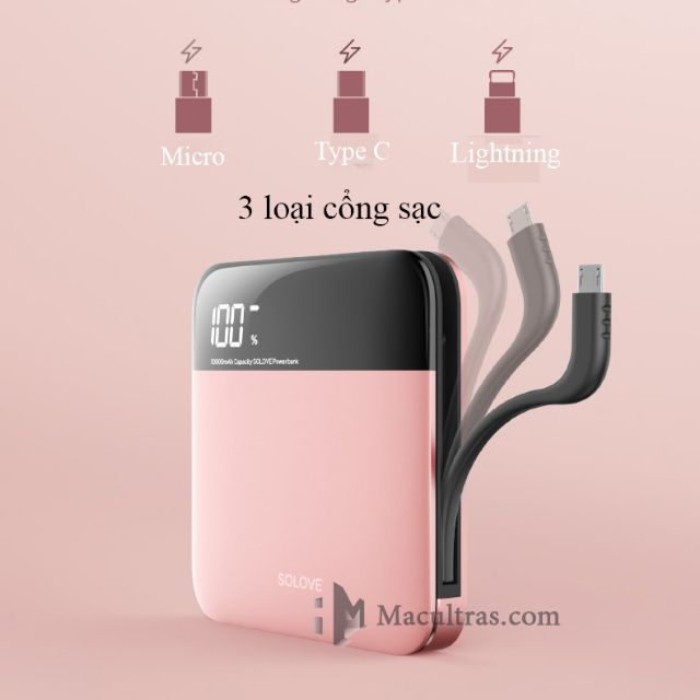 Sạc dự phòng Solove