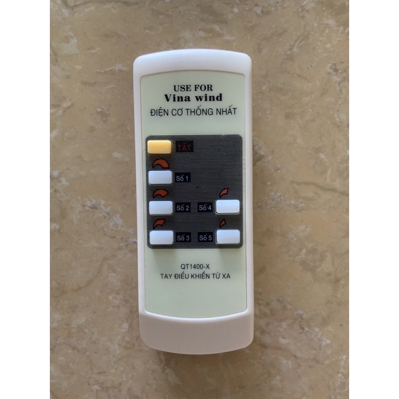 Remote Điều khiển quạt trần Vinawind QT1400-X