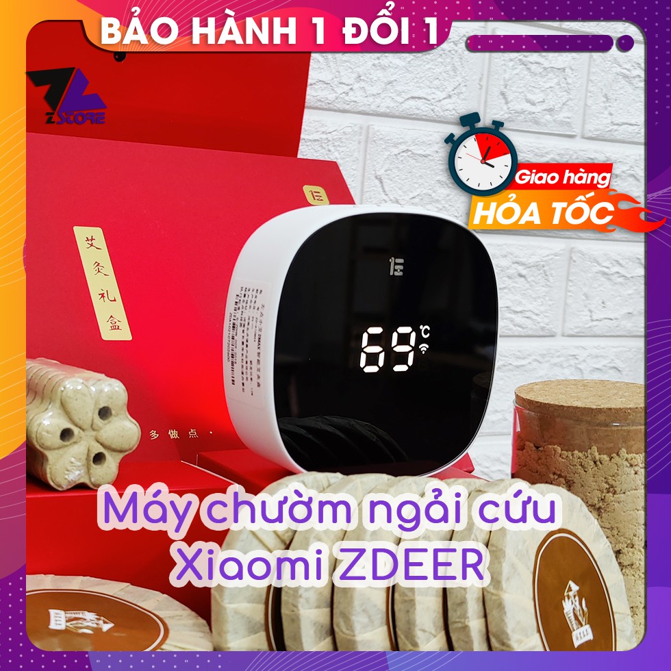 Máy chườm ngải cứu Xiaomi ZDEER Ver 2 Max - ZDA10MAX - ZDA9 - hộp quà biếu - Xông ngải cứu không lửa không khói