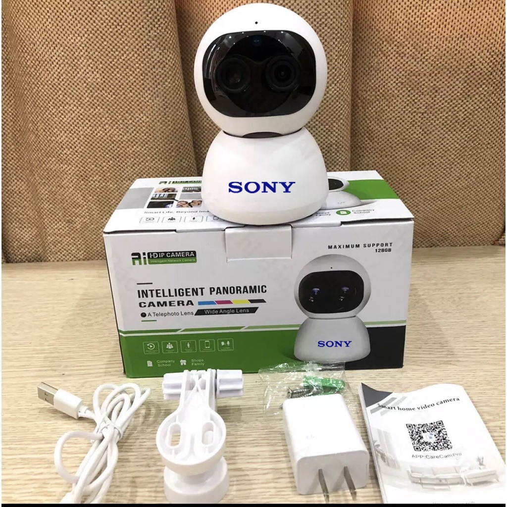 Camera wifi SONY Zoom SM400-CT 10X hình ảnh sắc nét - Đàm thoại 2 chiều - Hồng ngoại xem đêm - Bảo hành 12 tháng