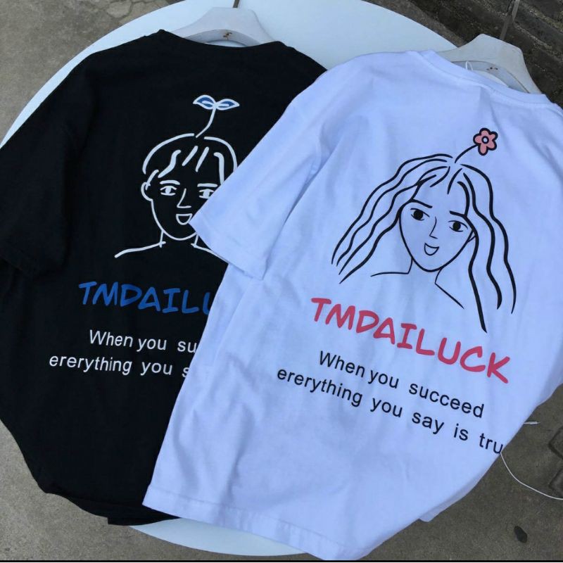 Áo Thun tay lỡ Unisex TMDAILUCK Never Mind