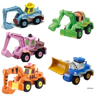 Mô hình xe tomica công trình - Xe xúc nhiều mẫu hoạt hình